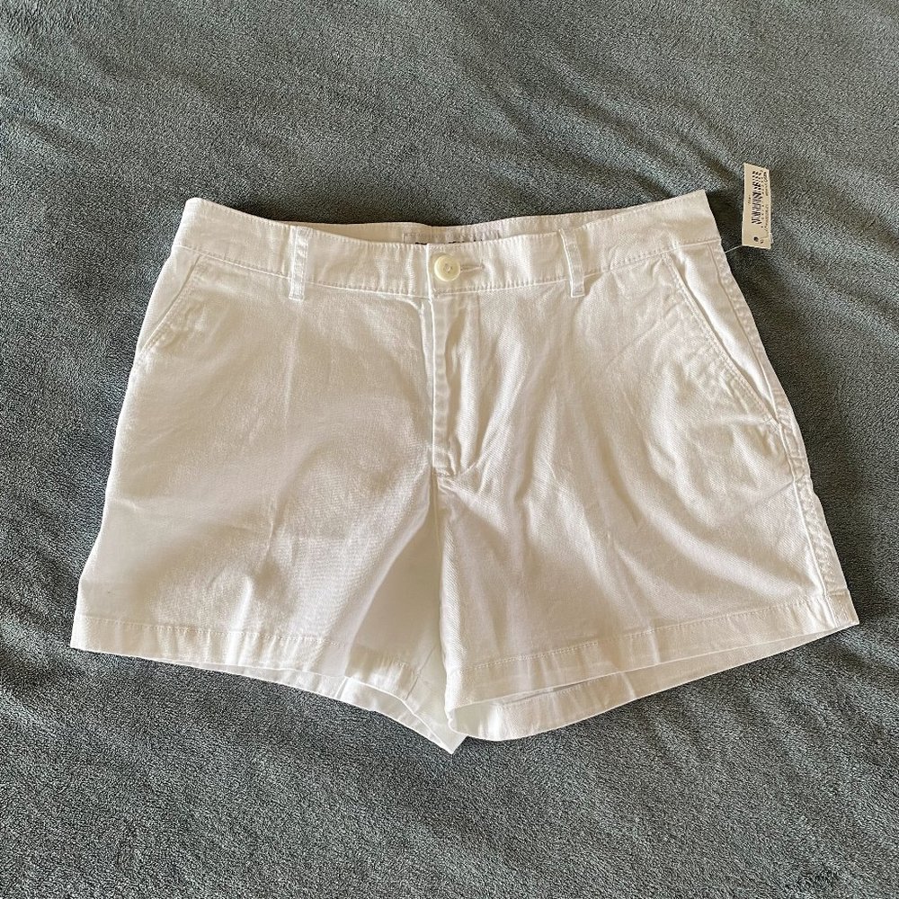 Essentials Chino Shorts 3.5 Inch Inseam White Size 10